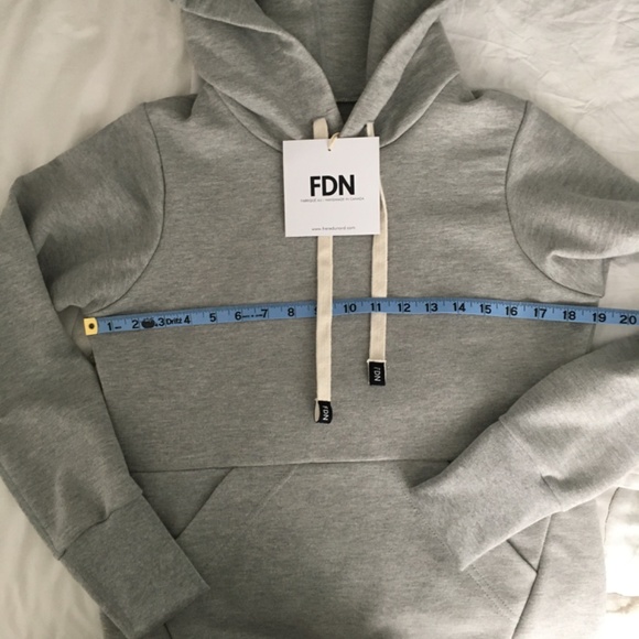 Frere Du Nord FDN grey hooded sweatshirt made in Canada 🇨🇦 - Picture 5 of 6